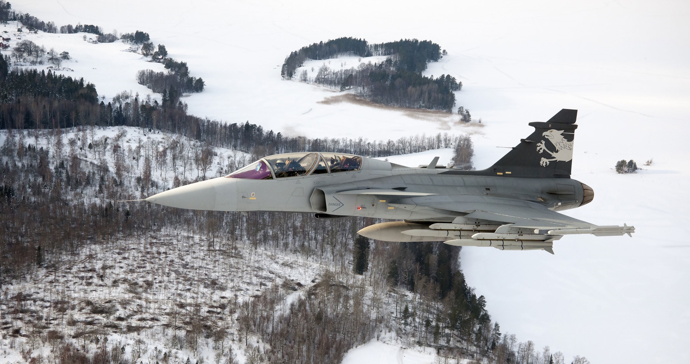 Saab manufactured Gripen fighter aircraft; Source - Saab Groups.